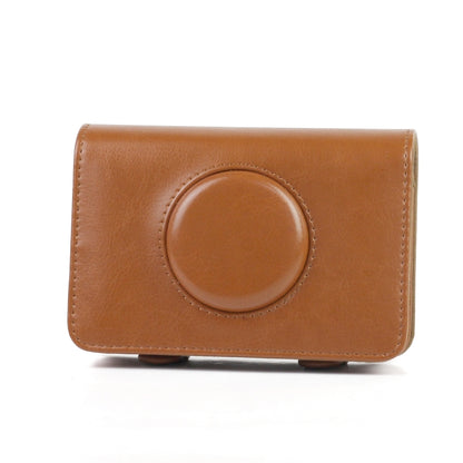 Solid Color PU Leather Case for Polaroid Snap Touch Camera (Brown) by bashfashion