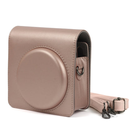 Pearly Lustre PU Leather Case Bag for FUJIFILM Instax SQUARE SQ6 Camera, with Adjustable Shoulder Strap(Light Brown) by bashfashion
