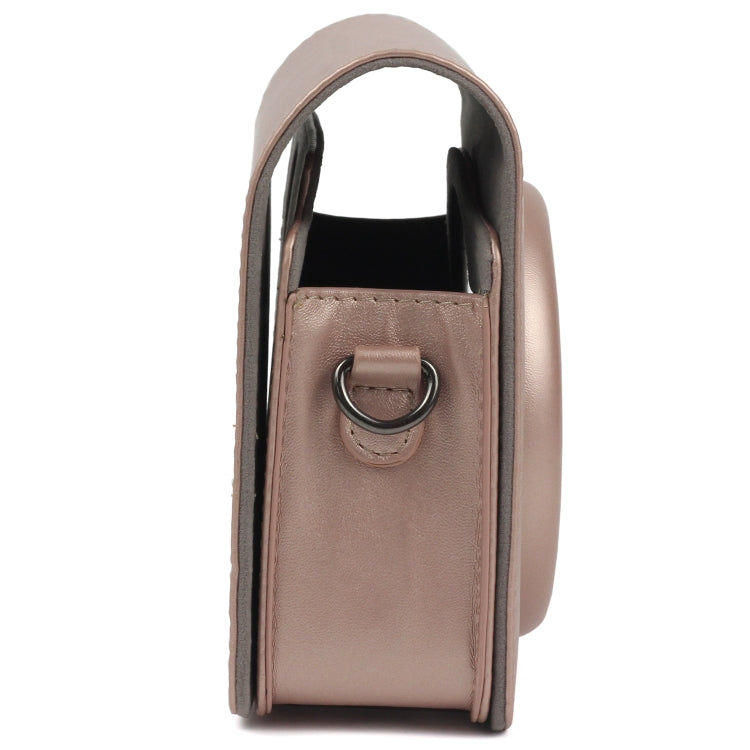 Pearly Lustre PU Leather Case Bag for FUJIFILM Instax SQUARE SQ6 Camera, with Adjustable Shoulder Strap(Light Brown) by bashfashion