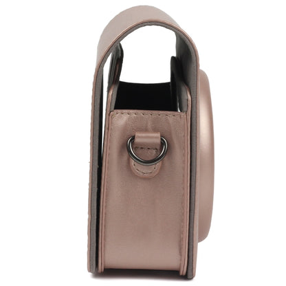 Pearly Lustre PU Leather Case Bag for FUJIFILM Instax SQUARE SQ6 Camera, with Adjustable Shoulder Strap(Light Brown) by bashfashion