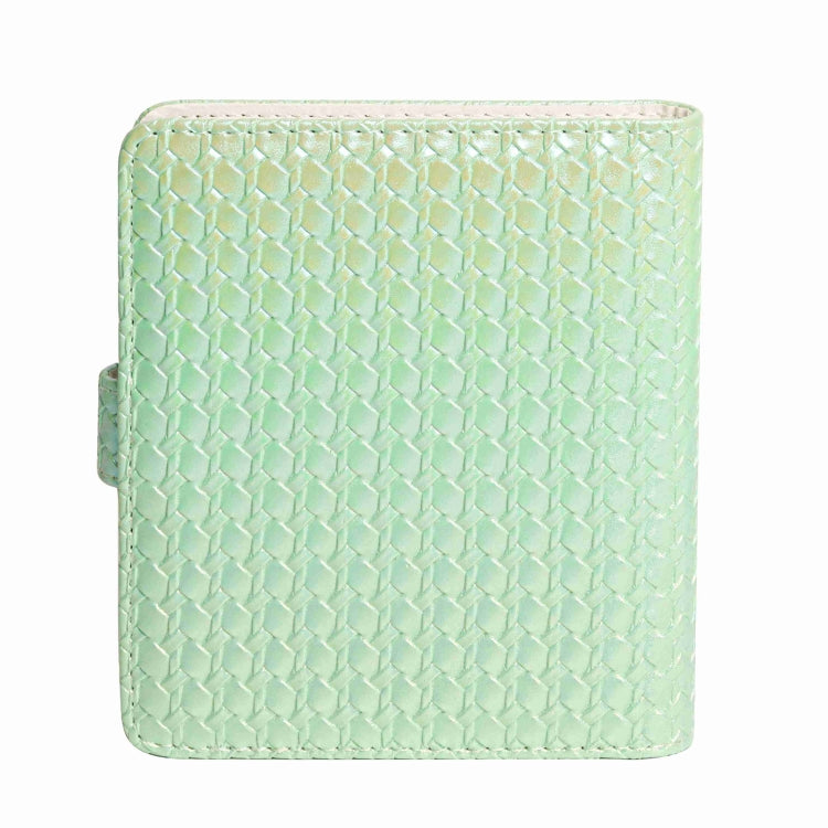 For FUJIFILM instax mini 12 Colorful Woven Leather Case Full Body Camera Bag + Photo Album with Strap (Green) by bashfashion