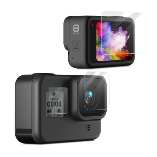 For GoPro HERO8 Black Camera Lens HD Protective Film + LCD Display HD Screen Protector by bashfashion