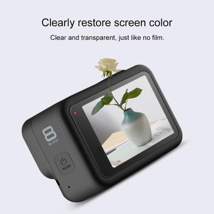 For GoPro HERO8 Black Camera Lens HD Protective Film + LCD Display HD Screen Protector by bashfashion