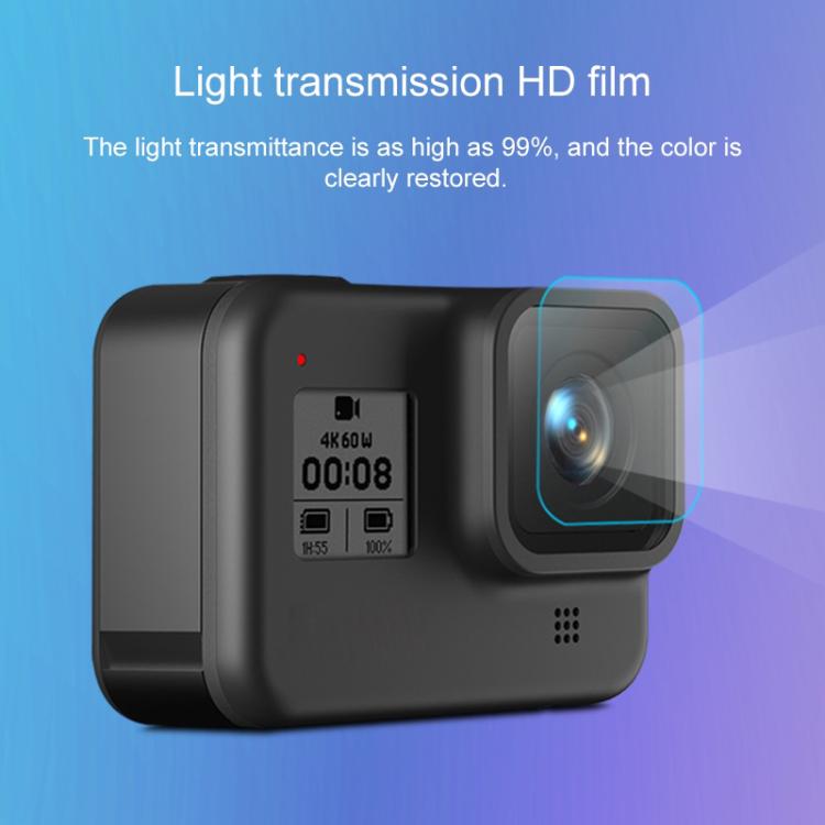 For GoPro HERO8 Black Camera Lens HD Protective Film + LCD Display HD Screen Protector by bashfashion