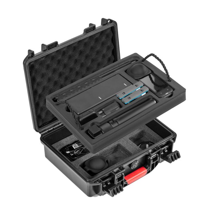 For Insta360 X5 STARTRC Waterproof Dual-layer Suitcase Storage Box (Black) by STARTRC