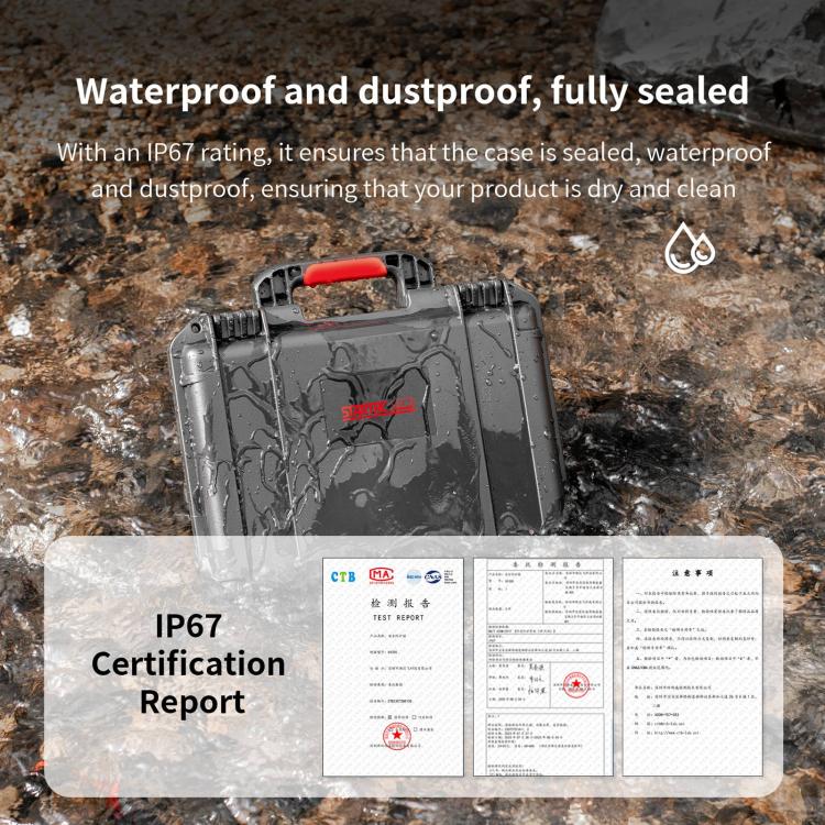 For Insta360 X5 STARTRC Waterproof Dual-layer Suitcase Storage Box (Black) by STARTRC