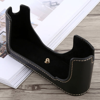 1/4 inch Thread PU Leather Camera Half Case Base for Leica M9 (Black) by bashfashion