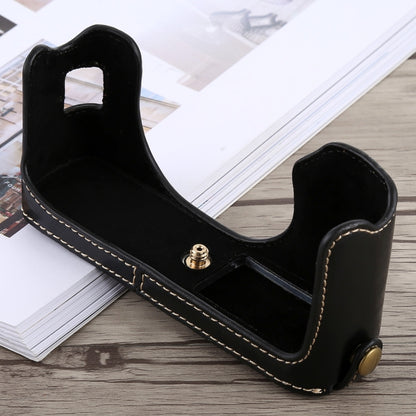 1/4 inch Thread PU Leather Camera Half Case Base for FUJIFILM X100F (Black) by bashfashion