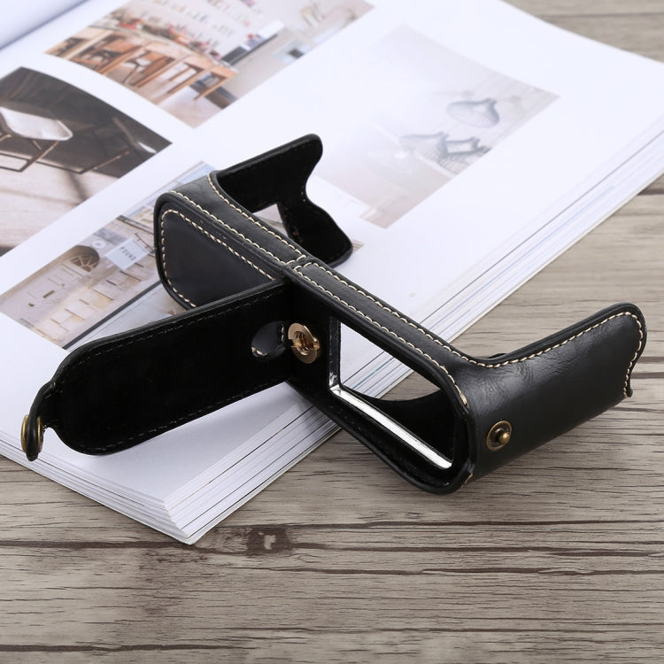 1/4 inch Thread PU Leather Camera Half Case Base for FUJIFILM X100F (Black) by bashfashion