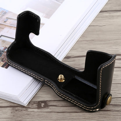 1/4 inch Thread PU Leather Camera Half Case Base for FUJIFILM X-T10 / X-T20 (Black) by bashfashion