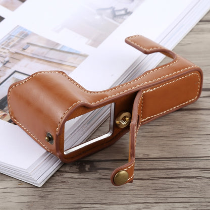 1/4 inch Thread PU Leather Camera Half Case Base for FUJIFILM X-T10 / X-T20 (Brown) by bashfashion