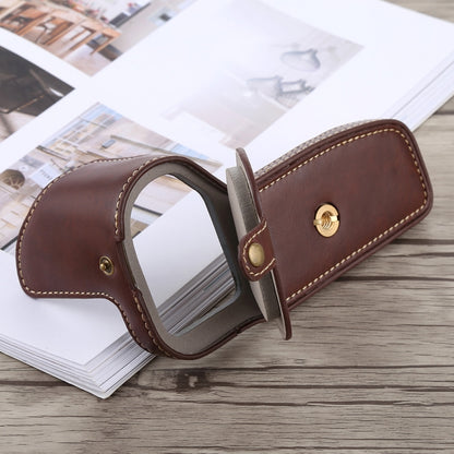 1/4 inch Thread PU Leather Camera Half Case Base for Canon EOS 6D / 6D Mark II (Coffee) by bashfashion