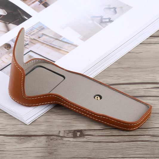 1/4 inch Thread PU Leather Camera Half Case Base for Canon EOS 6D / 6D Mark II (Brown) by bashfashion