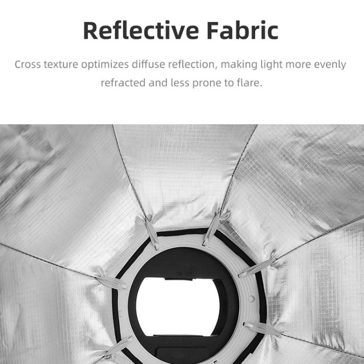 TRIOPO KS55 55cm Speedlite Flash Octagon Parabolic Softbox Diffuser with Bracket Mount Handle by TRIOPO