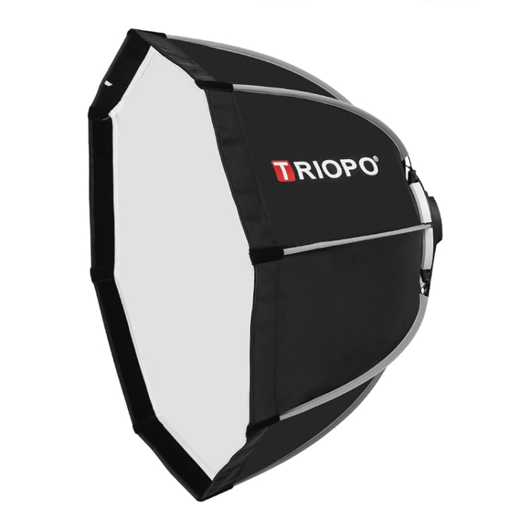 TRIOPO KS65 65cm Speedlite Flash Octagon Parabolic Softbox Diffuser with Bracket Mount Handle for Speedlite by TRIOPO
