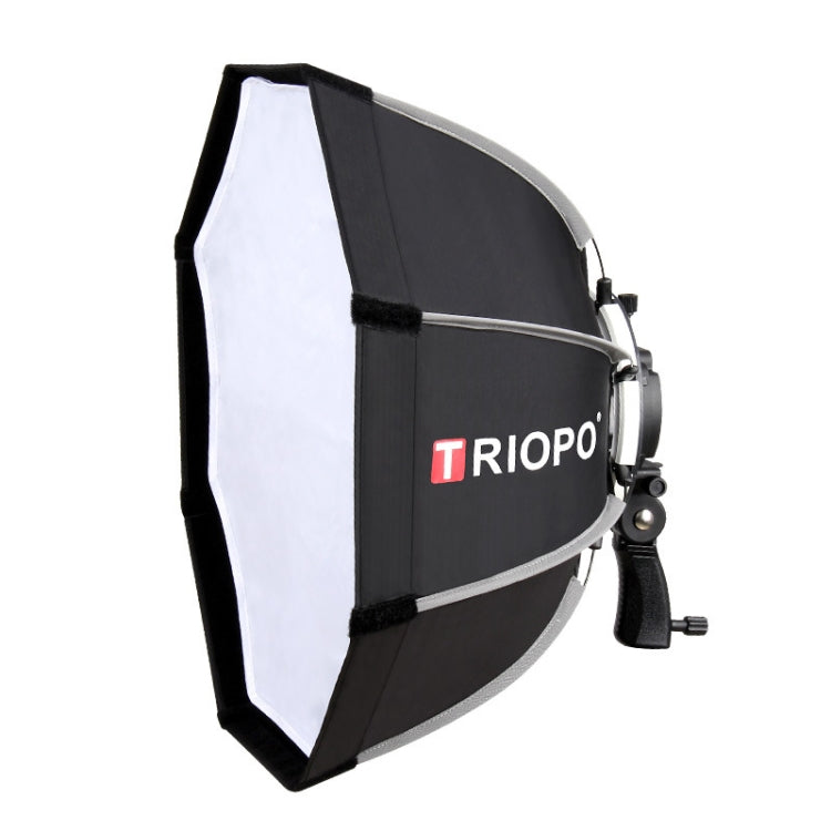 TRIOPO KS90 90cm Dome Speedlite Flash Octagon Parabolic Softbox Diffuser with Bracket Mount Handle for Speedlite by TRIOPO
