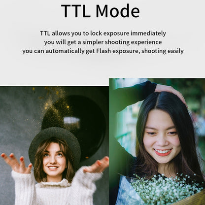 TRIOPO R1 76WS High-Speed 1/8000s TTL Flash Speedlite for Canon / Nikon DSLR Cameras by TRIOPO