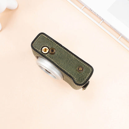 For Sony ZV-1F / ZV1M2 Full Body Camera PU Leather Case Bag with Strap (Coffee) by bashfashion