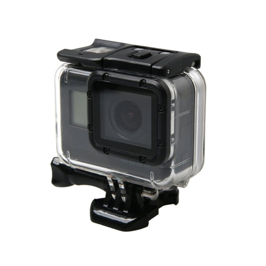For GoPro HERO6 /5 Waterproof Housing Protective Case + Hollow Back Cover with Buckle Basic Mount & Screw by bashfashion