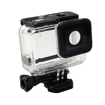 For GoPro HERO6 /5 Waterproof Housing Protective Case + Hollow Back Cover with Buckle Basic Mount & Screw by bashfashion