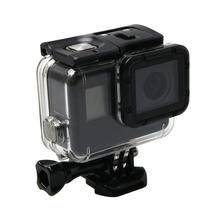 For GoPro HERO6 /5 Waterproof Housing Protective Case + Hollow Back Cover with Buckle Basic Mount & Screw by bashfashion