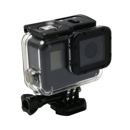 For GoPro HERO6 /5 Waterproof Housing Protective Case + Hollow Back Cover with Buckle Basic Mount & Screw by bashfashion