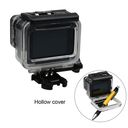 For GoPro HERO6 /5 Waterproof Housing Protective Case + Hollow Back Cover with Buckle Basic Mount & Screw by bashfashion