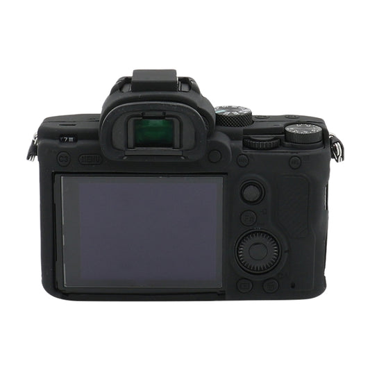 For Sony A7 III / ILCE-7M3 / A7R III Soft Silicone Protective Case(Black) by bashfashion