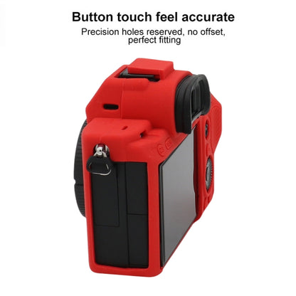 For Sony A7 III / ILCE-7M3 / A7R III Soft Silicone Protective Case(Red) by bashfashion