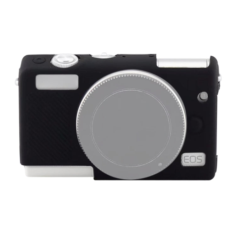 Soft Silicone Protective Case for Canon EOS M200 (Black) by bashfashion