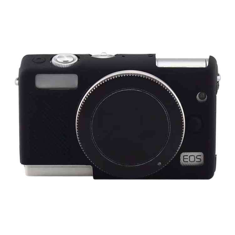 Soft Silicone Protective Case for Canon EOS M200 (Black) by bashfashion