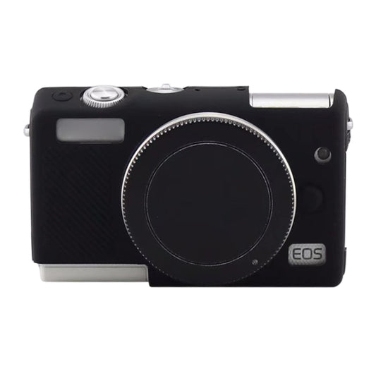Soft Silicone Protective Case for Canon EOS M200 (Black) by bashfashion