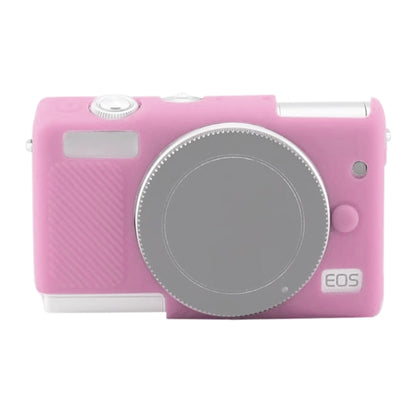 Soft Silicone Protective Case for Canon EOS M200 (Pink) by bashfashion