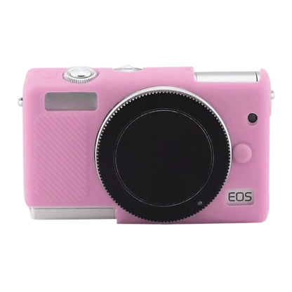 Soft Silicone Protective Case for Canon EOS M200 (Pink) by bashfashion