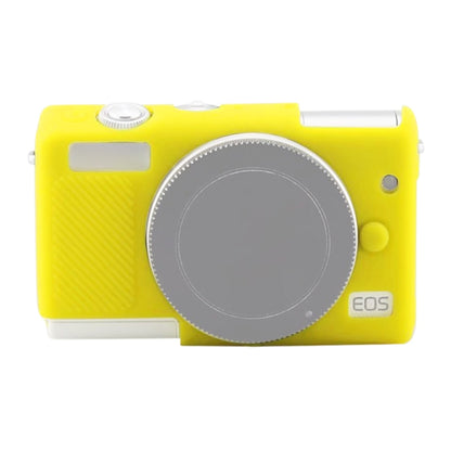 Soft Silicone Protective Case for Canon EOS M200 (Yellow) by bashfashion