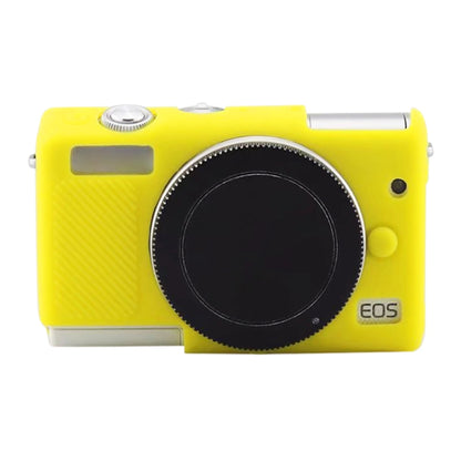 Soft Silicone Protective Case for Canon EOS M200 (Yellow) by bashfashion