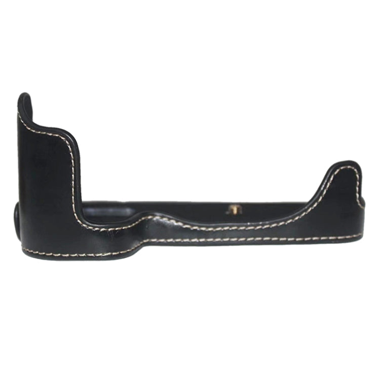 1/4 inch Thread PU Leather Camera Half Case Base for Canon EOS 80D / 70D(Black) by bashfashion