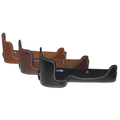 1/4 inch Thread PU Leather Camera Half Case Base for Canon EOS 80D / 70D(Black) by bashfashion