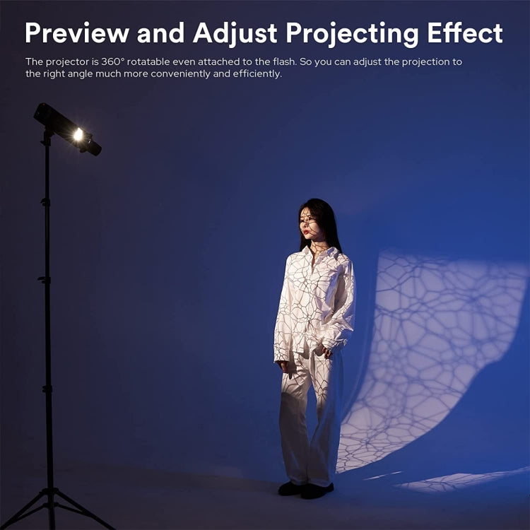 Godox AK-R21 Projection Attachment for Flash Heads (Black) by Godox