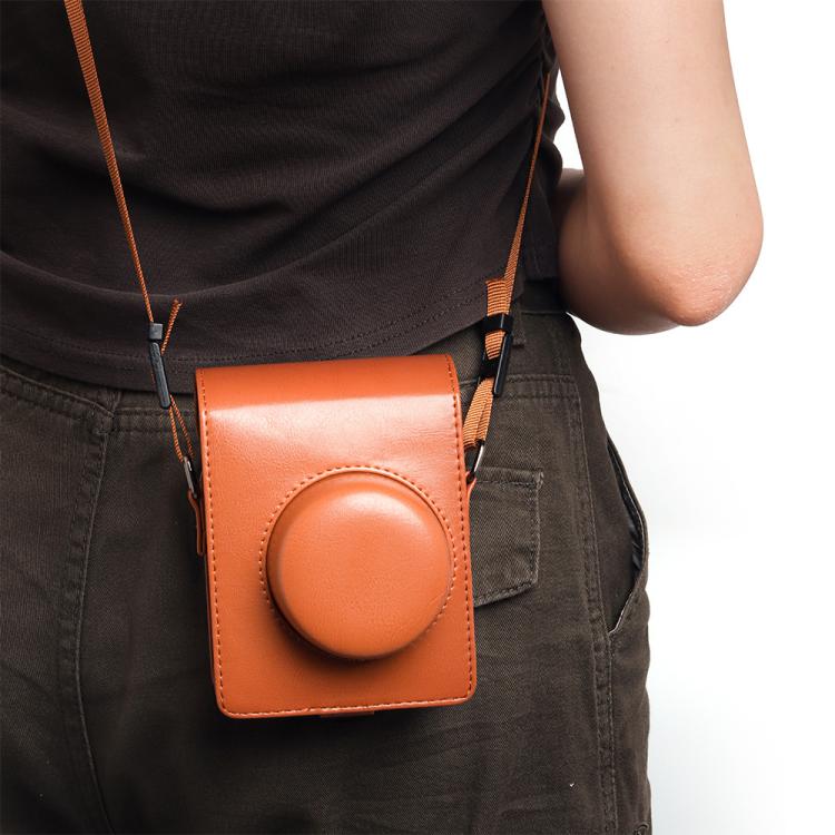 Vintage PU Leather Camera Case Bag For LOMO Automat Instax Camera (Brown) by bashfashion