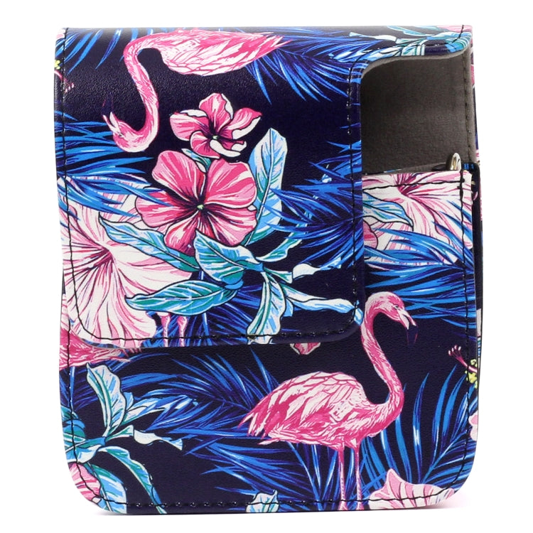 Flamingo Pattern PU Leather Protective Camera Case Bag For FUJIFILM Instax Mini90 Camera by bashfashion