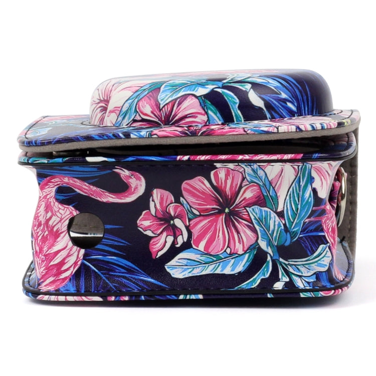 Flamingo Pattern PU Leather Protective Camera Case Bag For FUJIFILM Instax Mini90 Camera by bashfashion