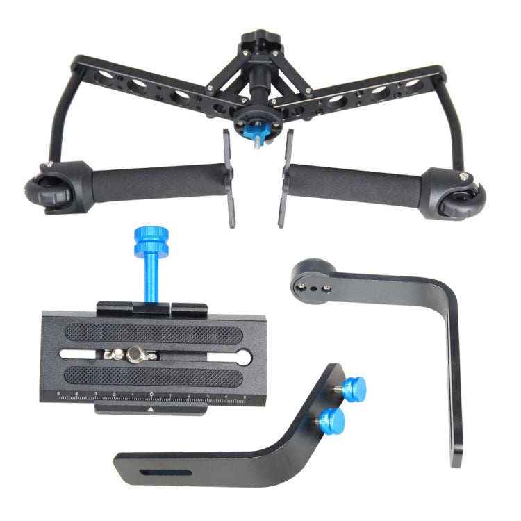 YELANGU YLG-0108F Spider Stabilizer with Quick Release Plate for Camcorder DV Video Camera DSLR by YELANGU