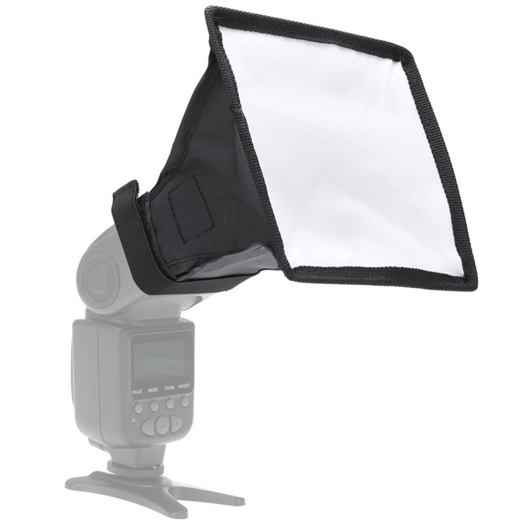 Portable Flash Folding Soft Box, Without Flash Light Holder, Size: 15 x 17 cm(Black + White) by bashfashion
