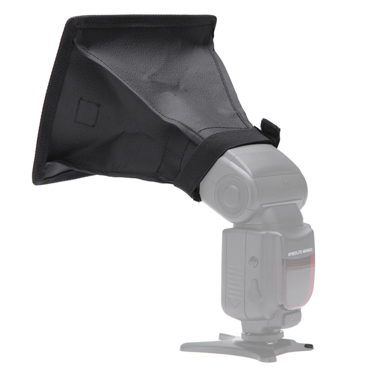 Portable Flash Folding Soft Box, Without Flash Light Holder, Size: 15 x 17 cm(Black + White) by bashfashion