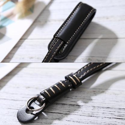 Wrist Strap Grip PU Leather Hand Strap for SLR / DSLR Cameras(Black) by bashfashion