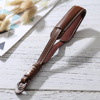 Wrist Strap Grip PU Leather Hand Strap for SLR / DSLR Cameras(Coffee) by bashfashion