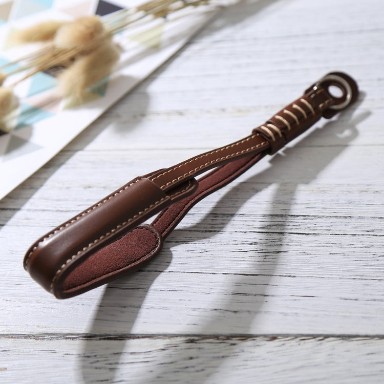 Wrist Strap Grip PU Leather Hand Strap for SLR / DSLR Cameras(Coffee) by bashfashion