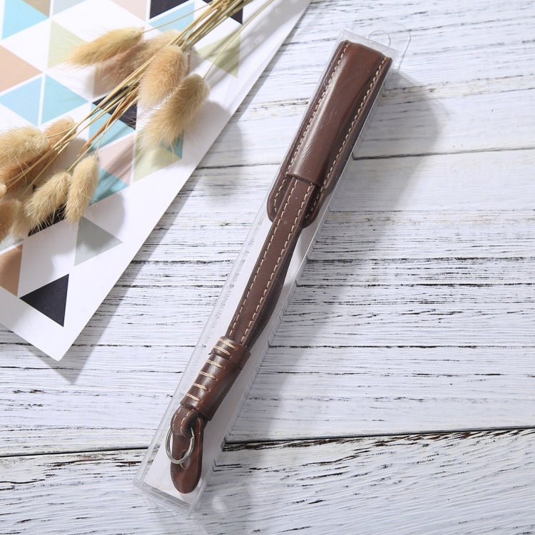 Wrist Strap Grip PU Leather Hand Strap for SLR / DSLR Cameras(Coffee) by bashfashion