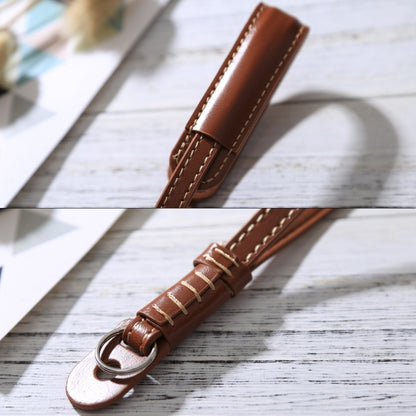Wrist Strap Grip PU Leather Hand Strap for SLR / DSLR Cameras(Brown) by bashfashion